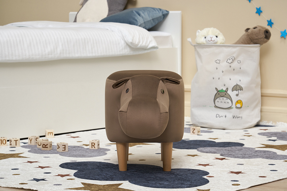 Пуф Leset Hippo Combi коричневый