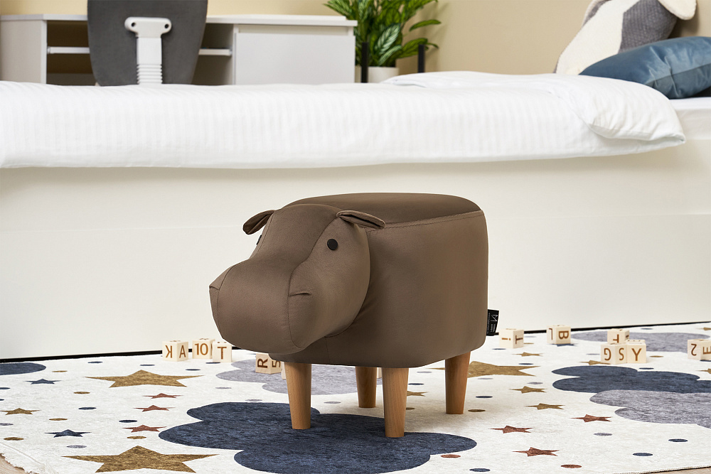 Пуф Leset Hippo Combi коричневый