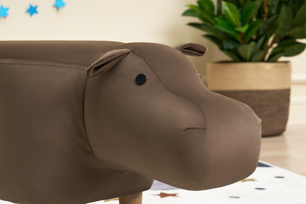 Пуф Leset Hippo Combi коричневый