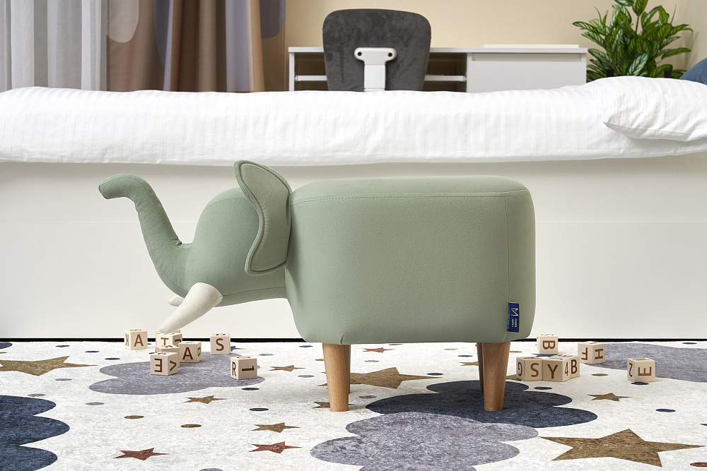 Пуф Leset Slon Combi светло-зеленый