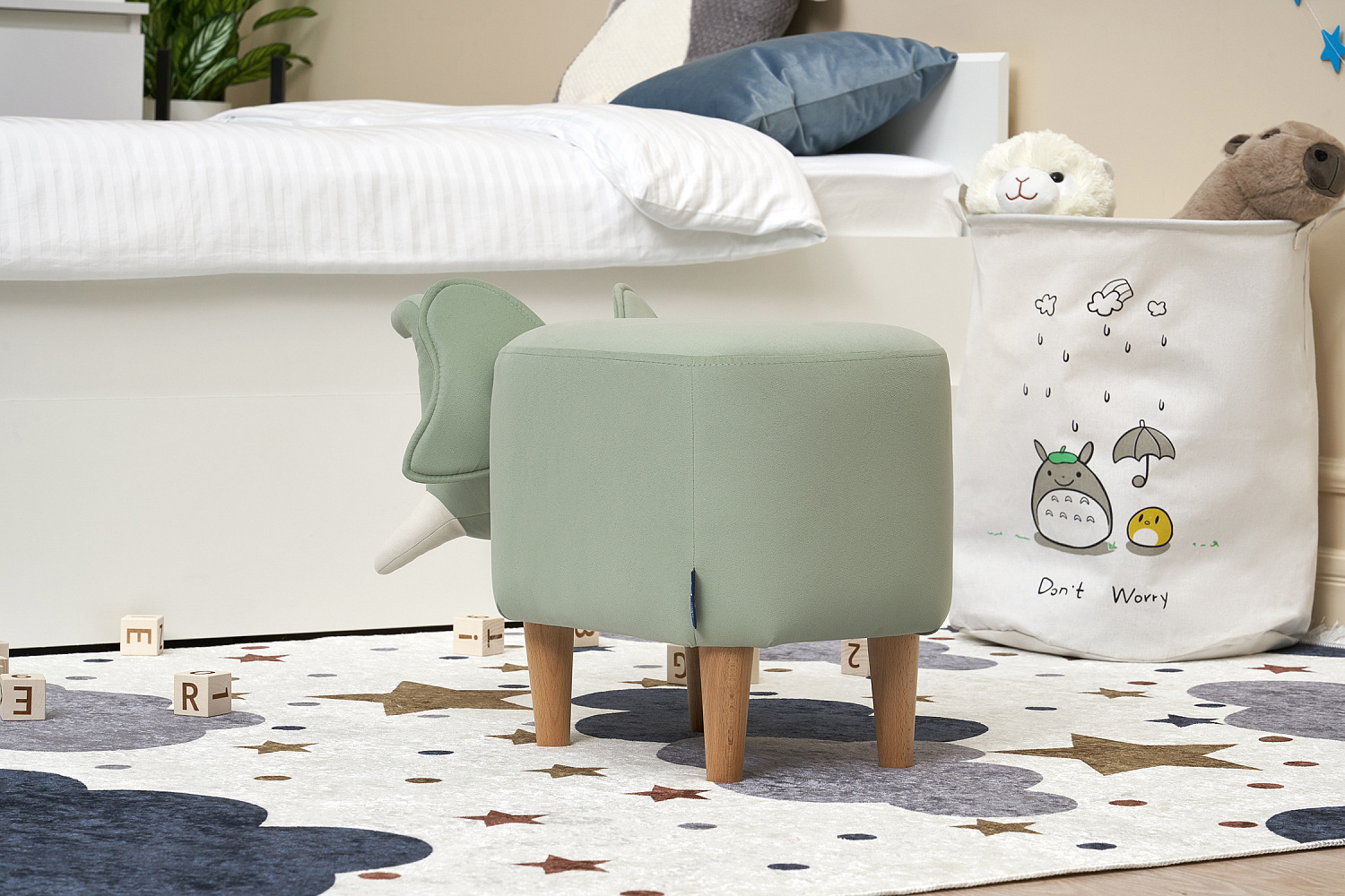 Пуф Leset Slon Combi светло-зеленый