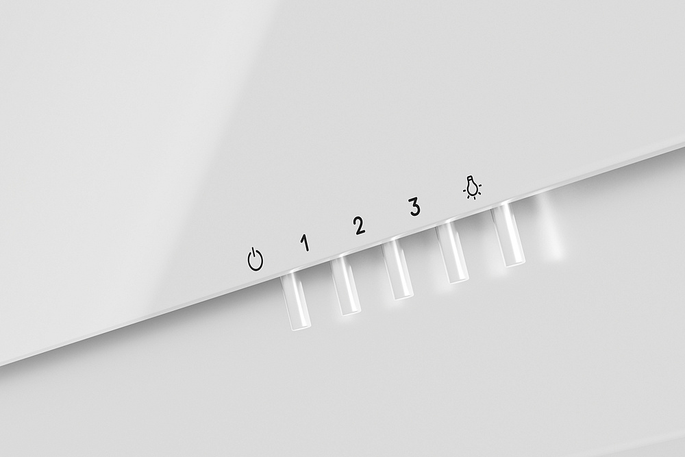 Наклонная вытяжка LEX MERA 500 WHITE