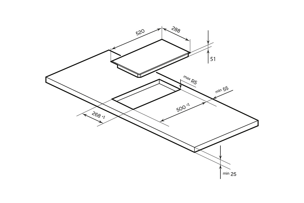 Электрическая варочная панель LEX EVH 3020 BL 