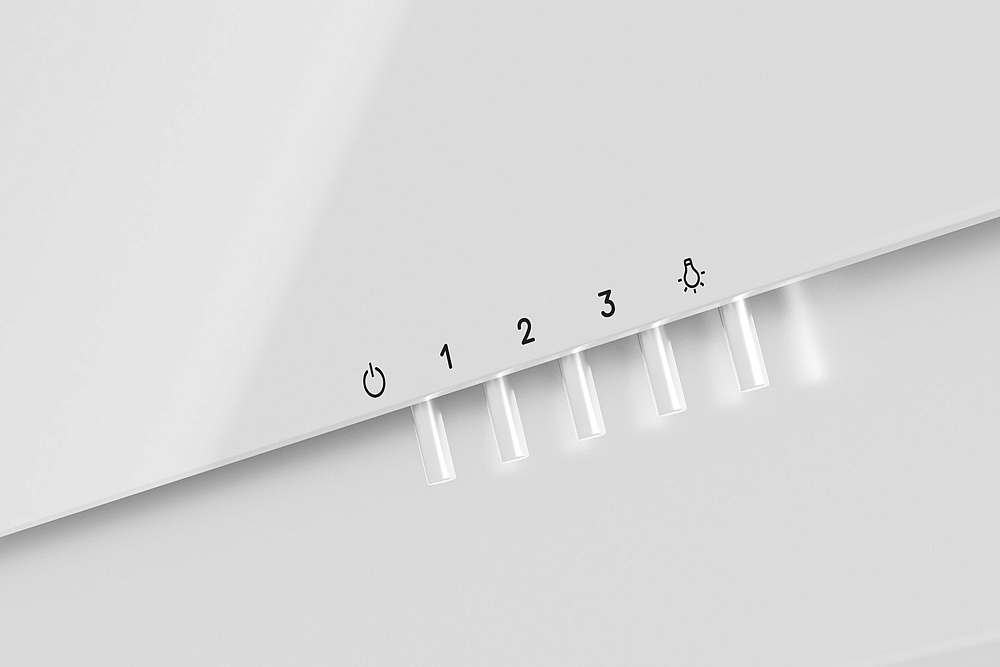 Наклонная вытяжка LEX MERA 600 WHITE