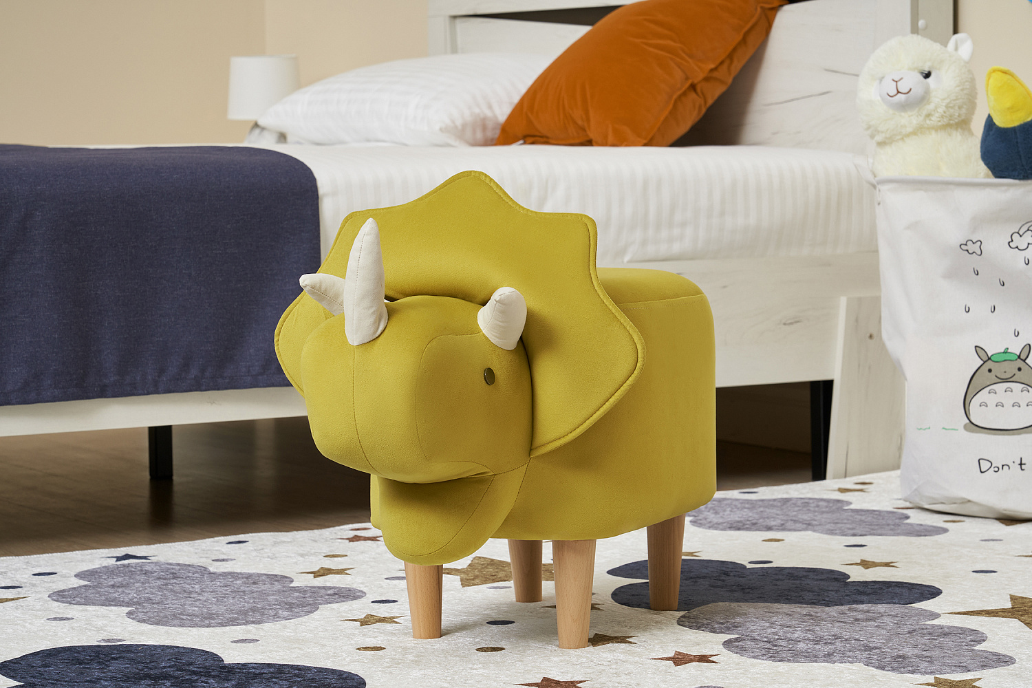 Пуф Leset Dino Combi желтый