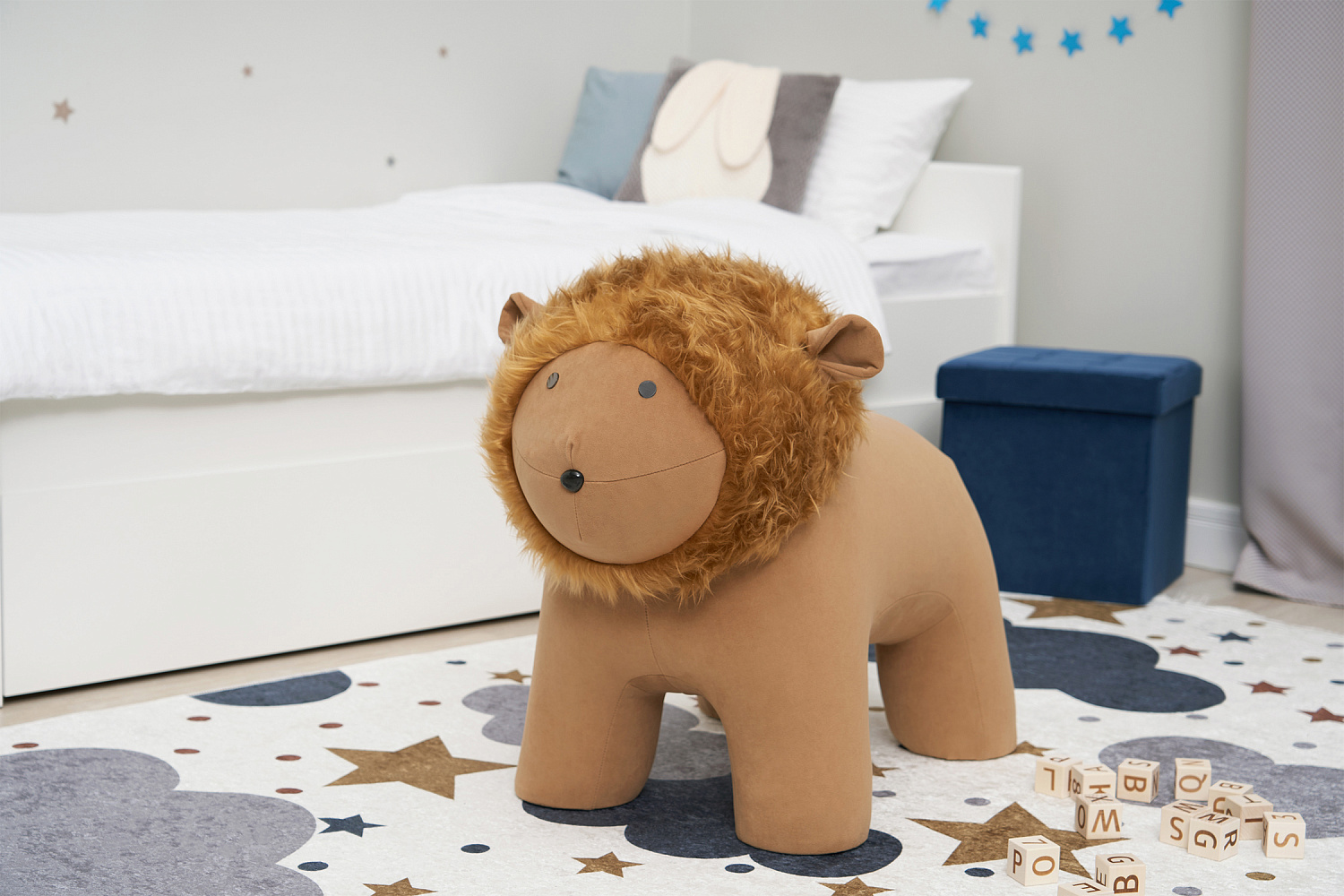 Пуф Leset Leo светло-коричневый