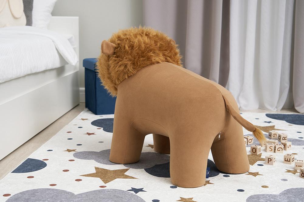 Пуф Leset Leo светло-коричневый