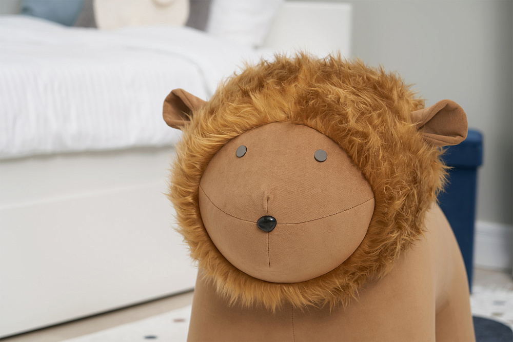 Пуф Leset Leo светло-коричневый