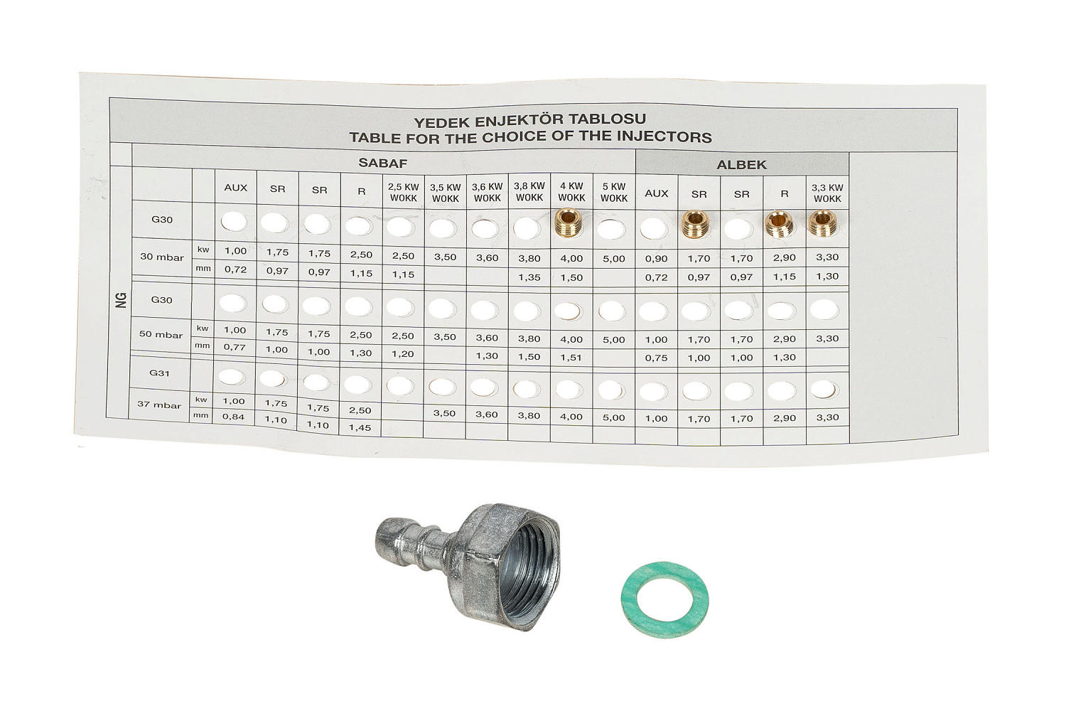 Газовая варочная поверхность Gabriella 6GW NB