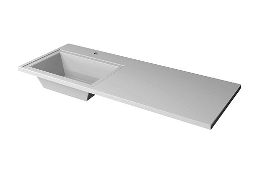 Раковина над стиральной машиной Мадлен 120 белая