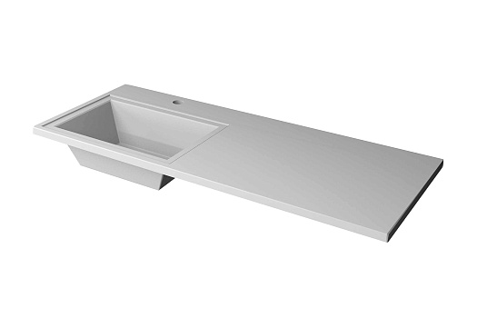 Раковина над стиральной машиной Мадлен 130 белая