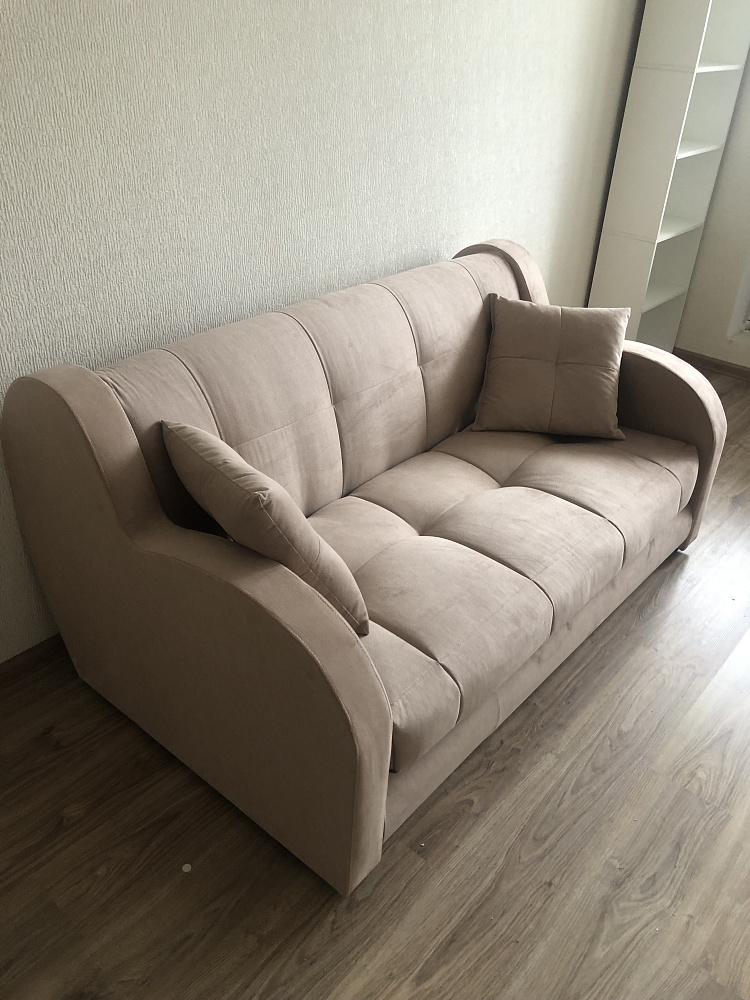 Диван аккордеон Барон №3 розовый