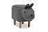 Пуф Leset Rabbit Combi серый