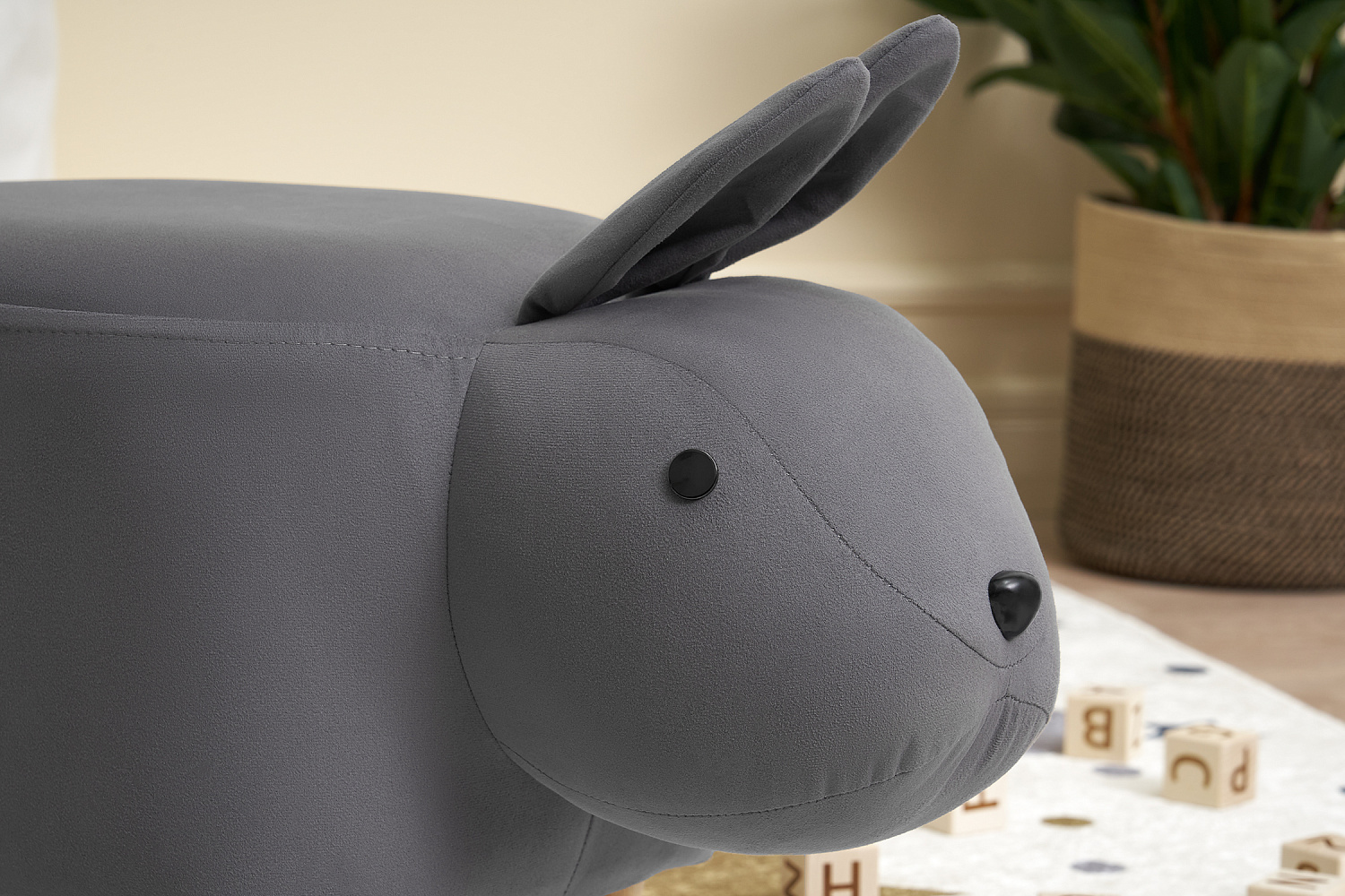 Пуф Leset Rabbit Combi серый