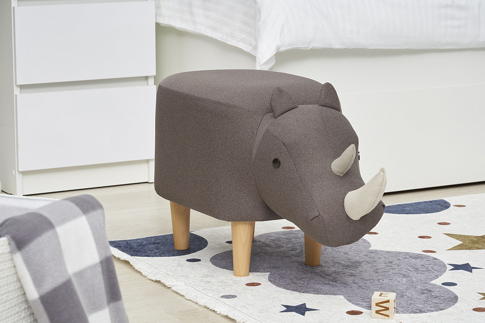 Пуф Leset Rhino Combi коричневый