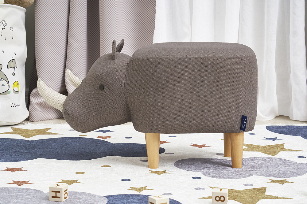 Пуф Leset Rhino Combi коричневый