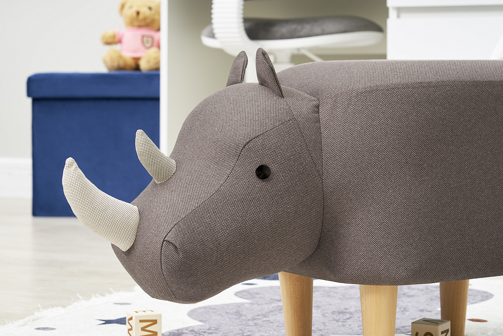 Пуф Leset Rhino Combi коричневый