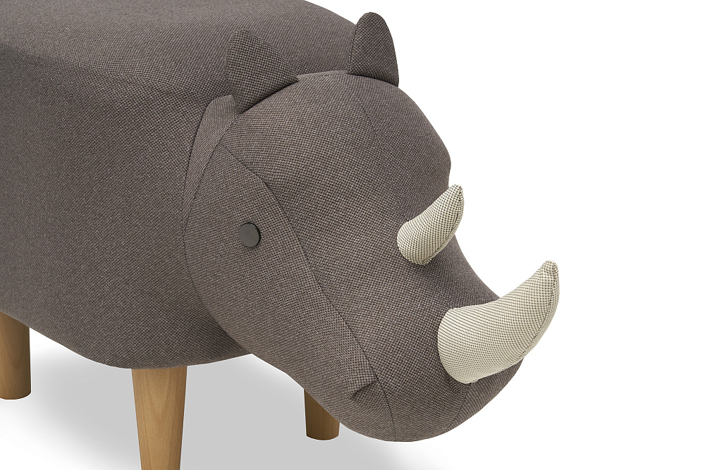 Пуф Leset Rhino Combi коричневый