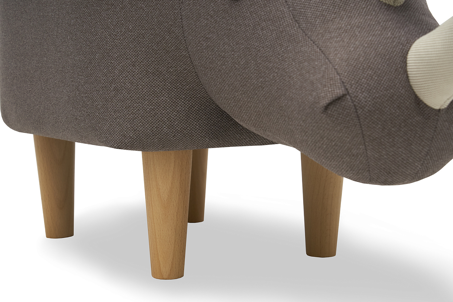 Пуф Leset Rhino Combi коричневый