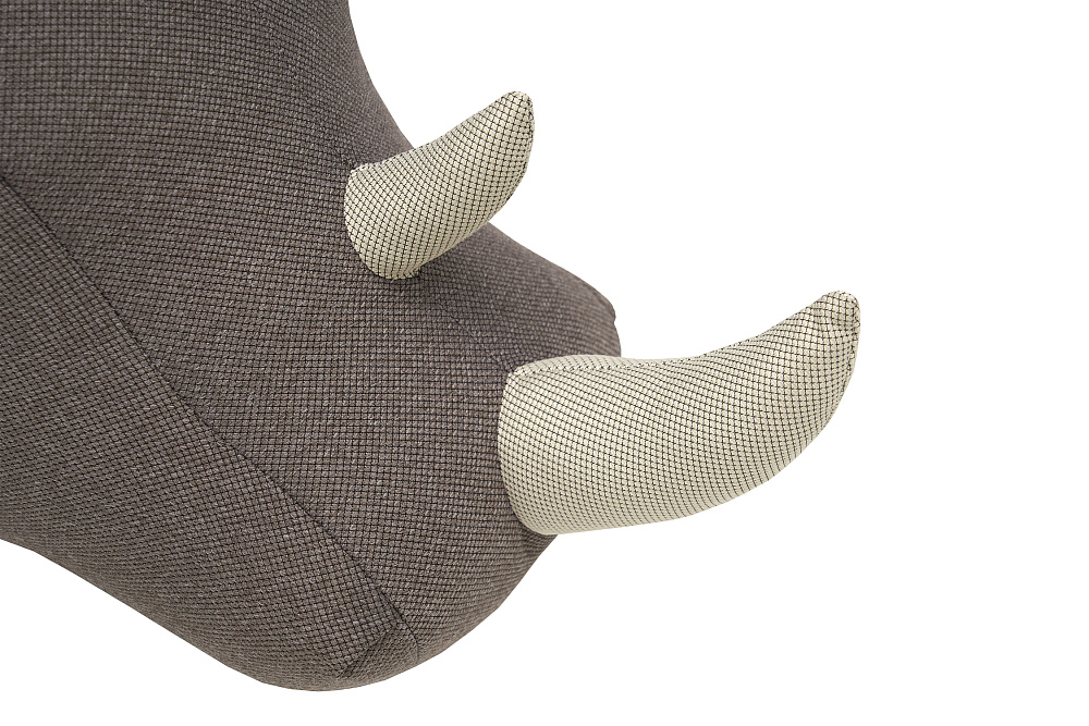 Пуф Leset Rhino Combi коричневый