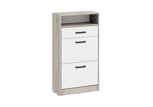 Обувница Вега ОБ-3 дуб крафт серый / белый