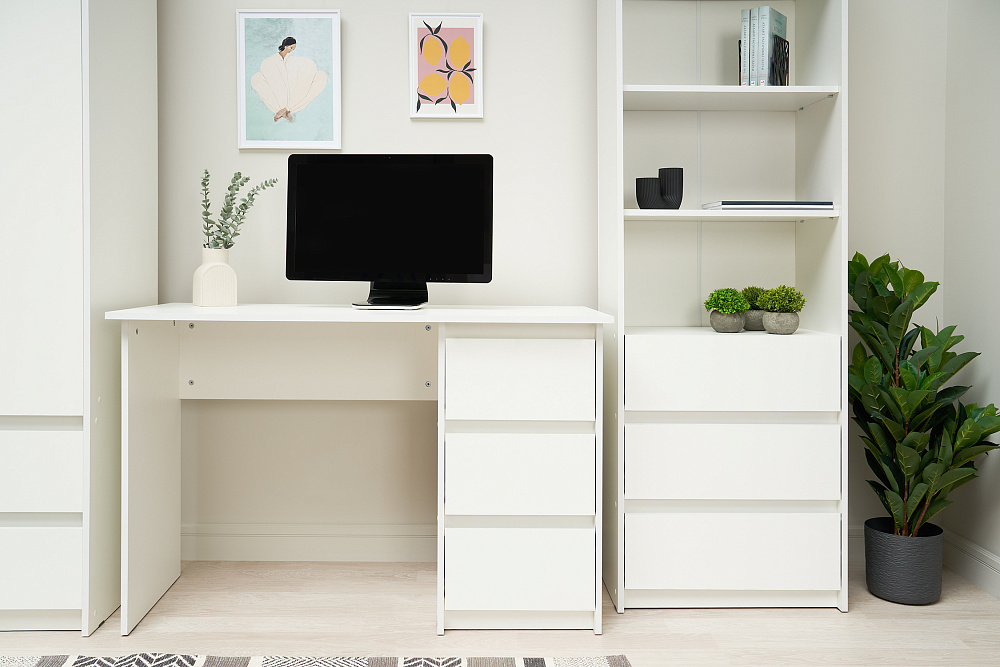 Стол письменный Айден белый