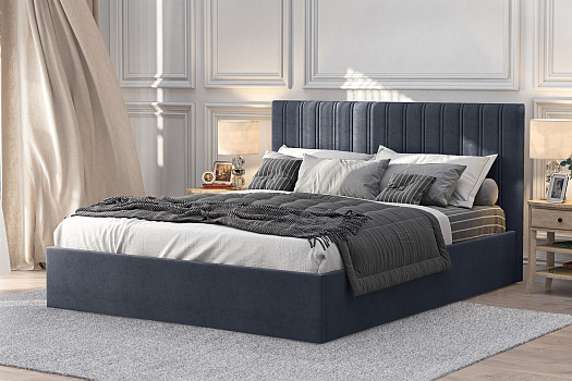 Кровать Сенди темно-серая