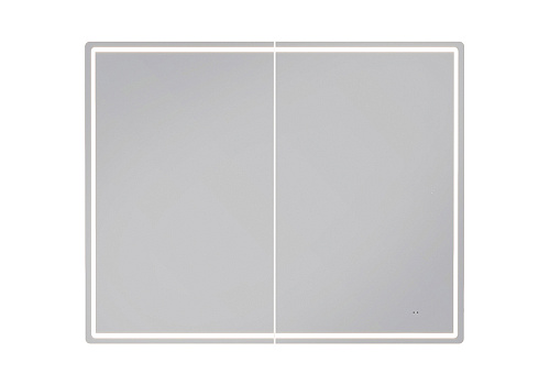 Зеркальный шкаф Geometry 1000 с LED подсветкой и бесконтактным включением