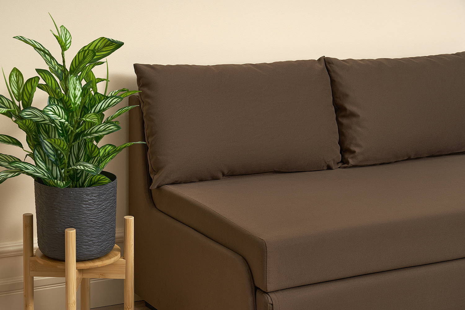 Диван откидной Немо коричневый