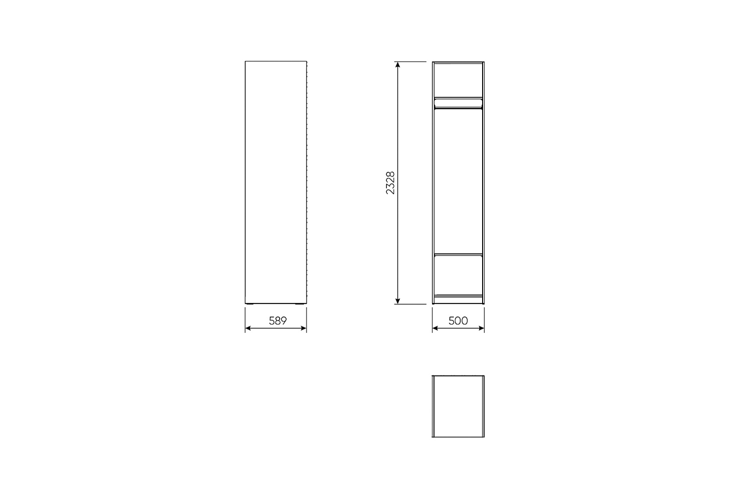 Стеллаж Макс со штангами серый