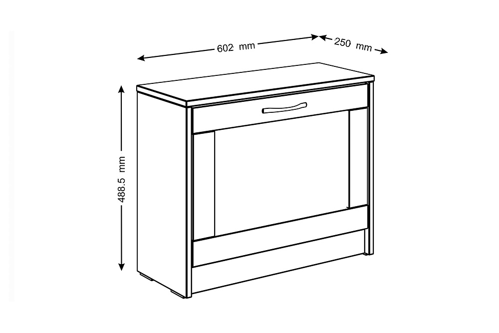 Тумба для обуви Сириус 1 ячейка сонома