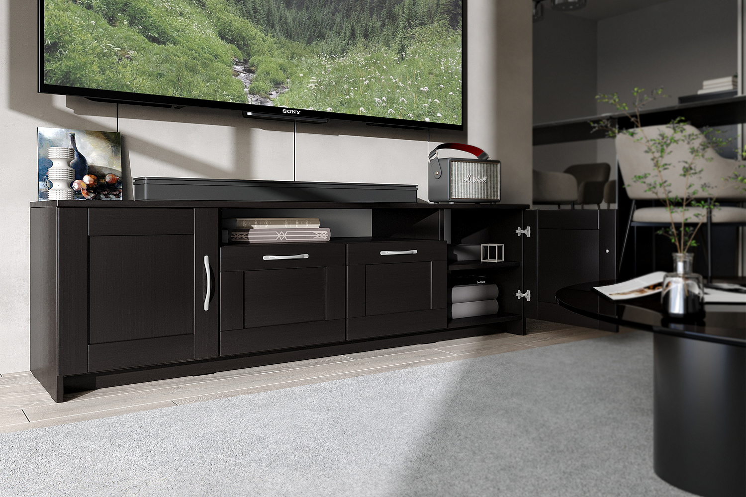 ТВ-тумба Сириус дуб венге