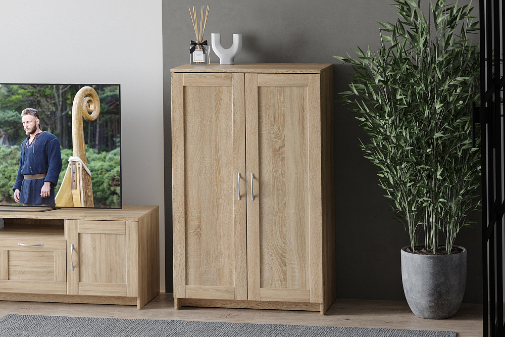 Шкаф двухдверный Сириус сонома