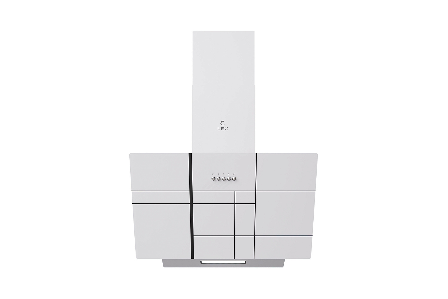 Наклонная вытяжка LEX MOZA 600 R1 WHITE