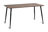 Стол обеденный Венако рустик браун / черный