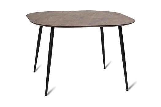 Стол обеденный Венсе рустик браун / черный