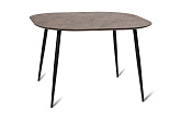 Стол обеденный Венсе рустик браун / черный