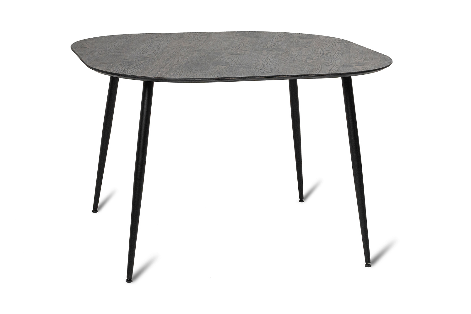 Стол обеденный Венсе рустик графит / черный