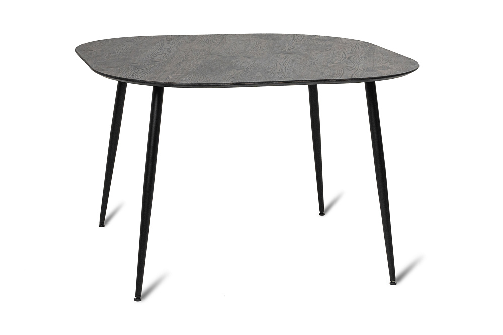Стол обеденный Венсе рустик графит / черный