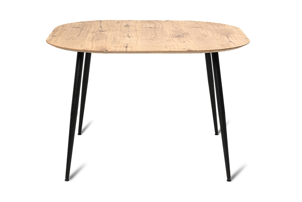 Стол обеденный Венсе рустик натуральный / черный