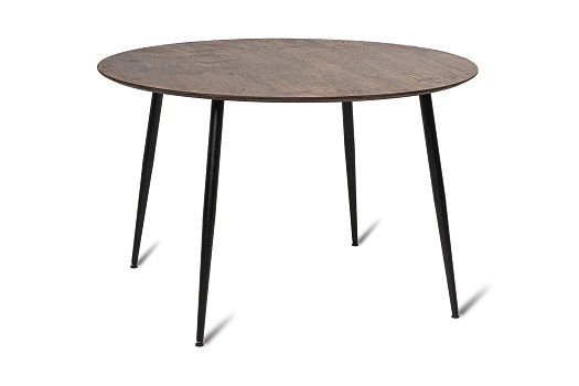 Стол обеденный Леер рустик браун / черный