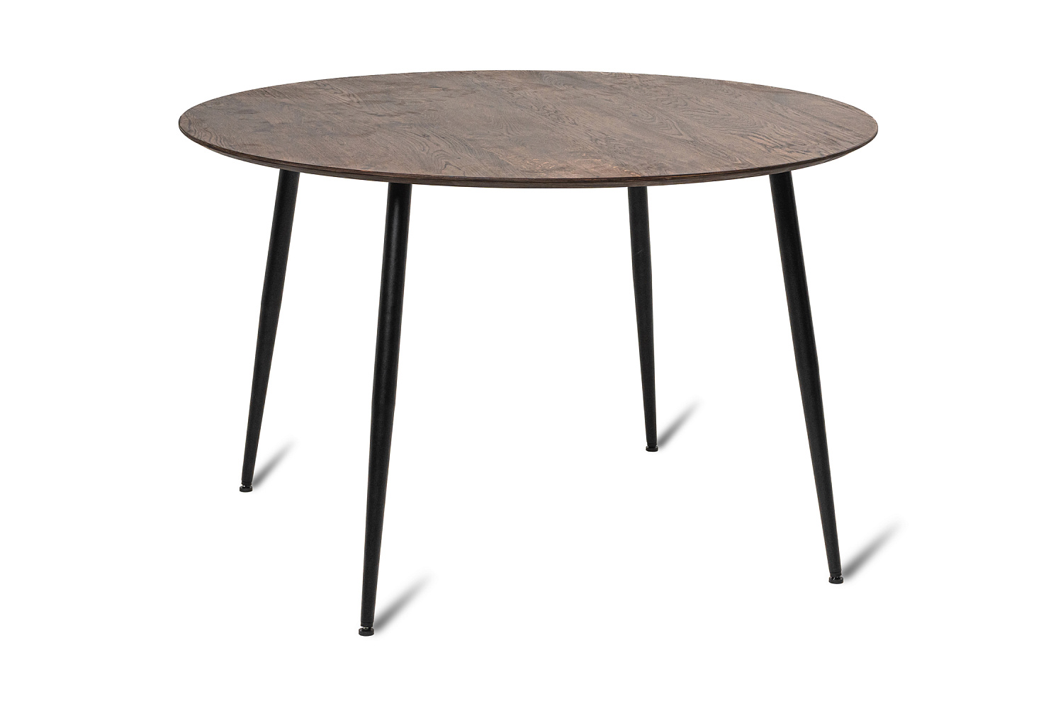 Стол обеденный Леер рустик браун / черный