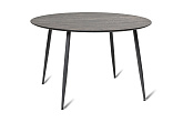 Стол обеденный Леер рустик графит / серый