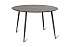 Стол обеденный Леер рустик графит / серый