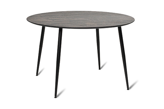 Стол обеденный Леер рустик графит / черный