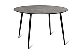 Стол обеденный Леер рустик графит / черный