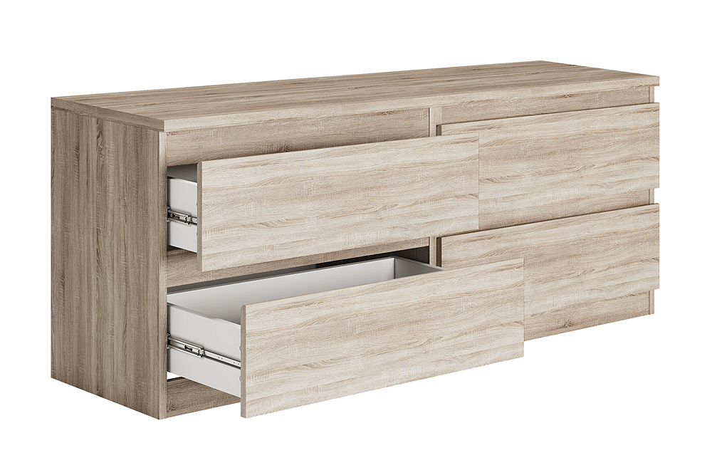 Тумба Кастор 4 ящика дуб сонома