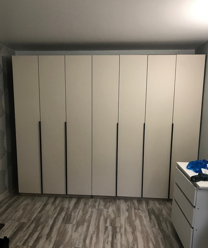 Шкаф 4-х створчатый Тивина графит серый