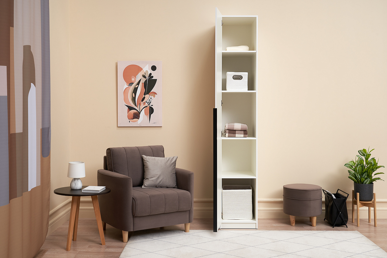 Коллекция Тивина белый текстурный