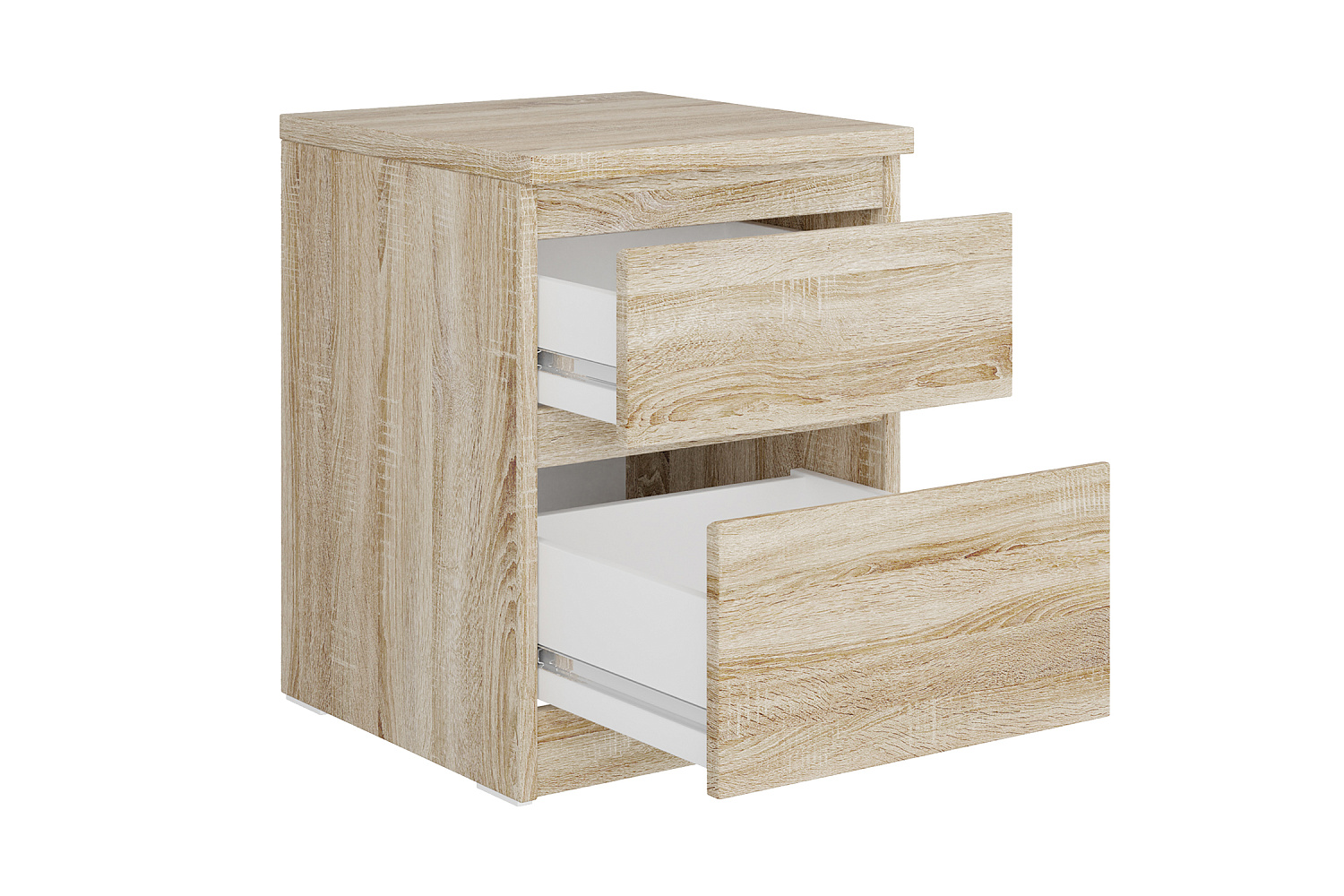 Тумба прикроватная Кастор 2 ящика дуб сонома